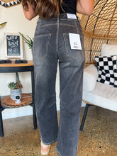 Load image into Gallery viewer, CLARE SUPER HIGH RISE BARREL LEG JEANS-MICA DENIM