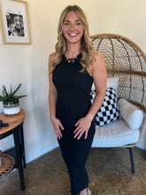 Load image into Gallery viewer, HEART BEATS DRESS-BLACK