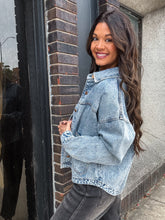 Load image into Gallery viewer, STATE OF STYLE DENIM JACKET