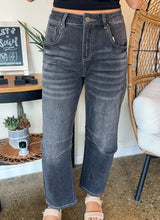 Load image into Gallery viewer, CLARE SUPER HIGH RISE BARREL LEG JEANS-MICA DENIM