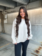 Load image into Gallery viewer, EXPECT IT SWEATER-IVORY