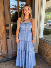 Load image into Gallery viewer, SHINE ON MAXI DRESS-DENIM