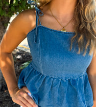 Load image into Gallery viewer, BLUE JEAN BABY TOP