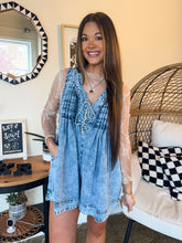 Load image into Gallery viewer, SUMMER CRUSH DENIM ROMPER