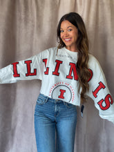 Load image into Gallery viewer, ILLINOIS CROPPED LONG SLEEVE