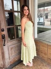 Load image into Gallery viewer, SUNSET SANGRIA DRESS-PISTACHIO