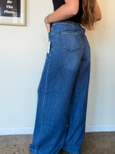 Load image into Gallery viewer, SADIE PALAZZO HIGH WAIST JEANS-JUDY BLUE