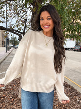 Load image into Gallery viewer, FIRESIDE SWEATER-CREAM