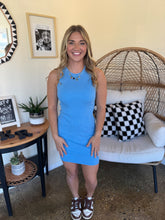 Load image into Gallery viewer, HIGH TEMPS DRESS-BLUE
