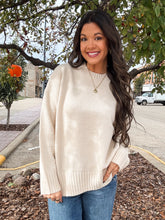 Load image into Gallery viewer, FIRESIDE SWEATER-CREAM