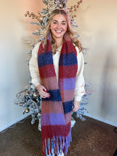 Load image into Gallery viewer, OVERSIZED FRINGE SCARF - 3 COLORS