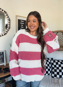 STRAWBERRIES & CREAM SWEATER