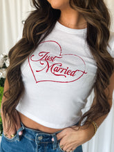 Load image into Gallery viewer, JUST MARRIED BABY TEE