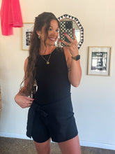 Load image into Gallery viewer, MOVIN' &amp; GROOVIN' DRESS WRAP DRESS-BLACK