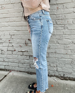 BLAIRE HIGH RISE CROP JEANS