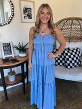 Load image into Gallery viewer, SHINE ON MAXI DRESS-DENIM