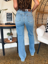 Load image into Gallery viewer, KENNA HIGH WAIST TROUSER STRAIGHT LEG JEANS-JUDY BLUE