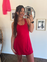 Load image into Gallery viewer, MOMENTUM ACTIVE DRESS-RED