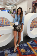 Load image into Gallery viewer, ZEBRA PRINT LACE TRIM SHORTS