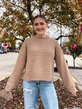 Load image into Gallery viewer, DARLING DAYS SWEATER-MOCHA