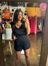 Load image into Gallery viewer, MIDNIGHTS ROMPER-BLACK