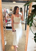 Load image into Gallery viewer, SUNDRENCHED CROCHET MIDI DRESS