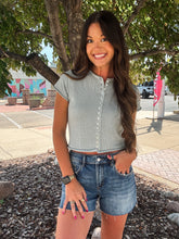 Load image into Gallery viewer, EASY MOTION SWEATER TOP-DUSTY MINT