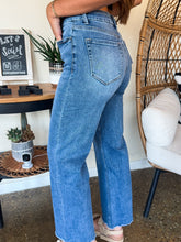 Load image into Gallery viewer, RUDY SUPER HIGH WAIST WIDE LEG JEANS-MICA DENIM