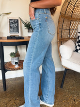 Load image into Gallery viewer, KENNA HIGH WAIST TROUSER STRAIGHT LEG JEANS-JUDY BLUE