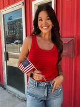 Load image into Gallery viewer, OLD GLORY TANK TOP-RED