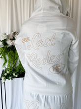 Load image into Gallery viewer, ONE LAST RODEO ZIP UP HOODIE