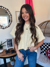 Load image into Gallery viewer, BUTTERCUP SWEATER TOP