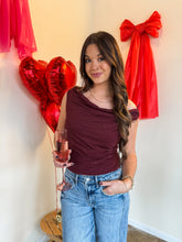 Load image into Gallery viewer, KISS &amp; TELL RHINESTONE TOP