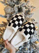 Load image into Gallery viewer, PLATFORM SLIPPERS-BLACK &amp; WHITE