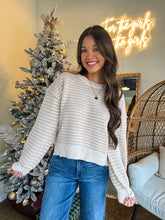Load image into Gallery viewer, ALL DAY EVERYDAY SWEATER-IVORY &amp; MOCHA