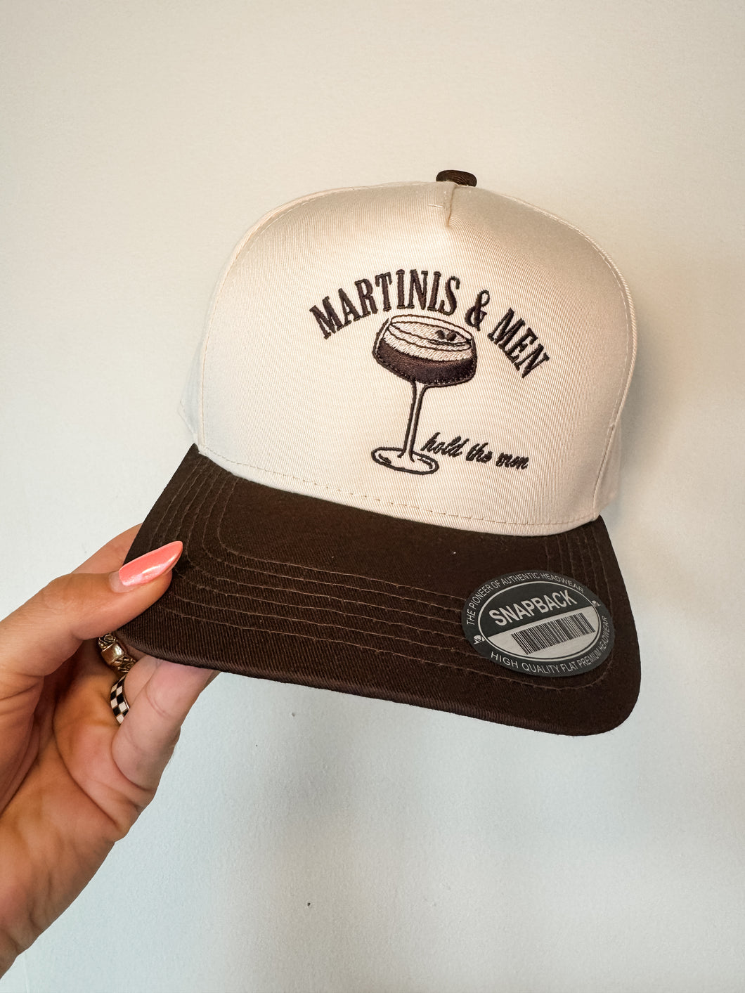 MARTINIS & MEN HAT-BROWN & NATURAL