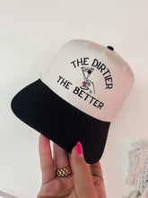 Load image into Gallery viewer, &quot;THE DIRTIER THE BETTER&quot; HAT-BLACK &amp; NATURAL