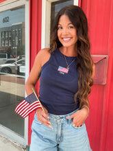 Load image into Gallery viewer, USA FLAG TANK-NAVY