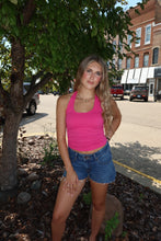 Load image into Gallery viewer, LOLA TANK TOP-FUCHSIA