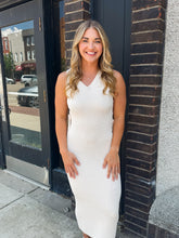 Load image into Gallery viewer, SALTY AIR CROCHET MIDI DRESS