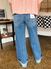 Load image into Gallery viewer, ELLIS CUFFED BAGGY JEANS-VERVET