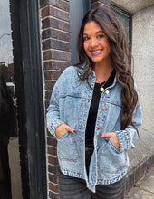 Load image into Gallery viewer, STATE OF STYLE DENIM JACKET