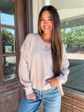 Load image into Gallery viewer, CRUSH OF THE SEASON TOP-TAUPE