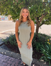 Load image into Gallery viewer, HEART BEATS DRESS-SAGE