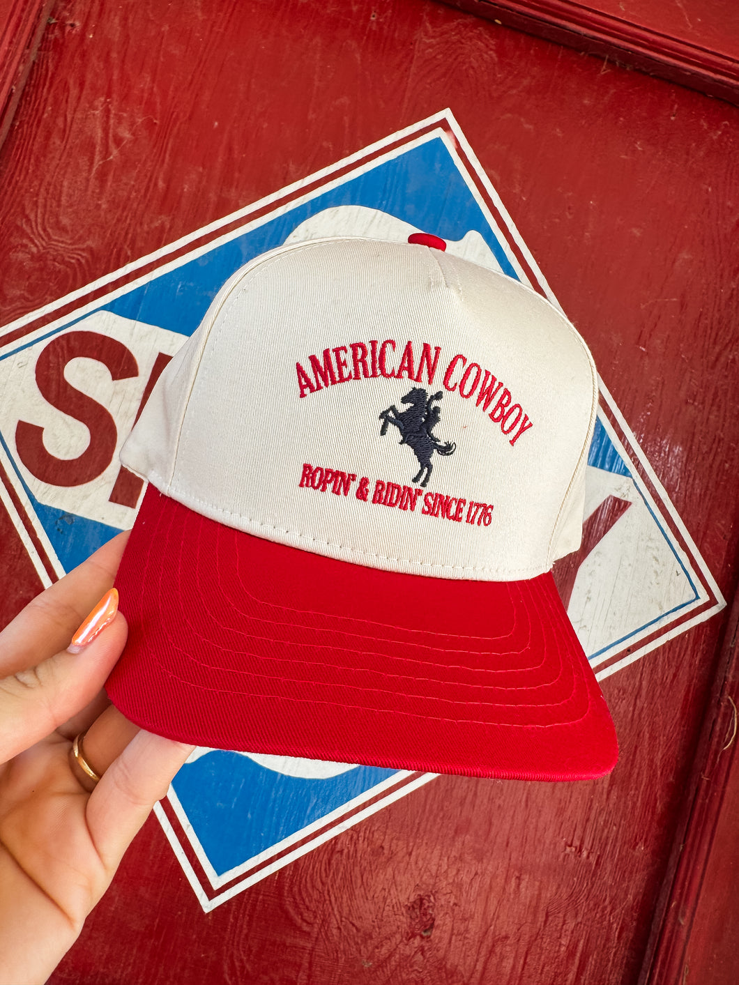 AMERICAN COWBOY ROPIN' & RIDIN' SINCE 1776