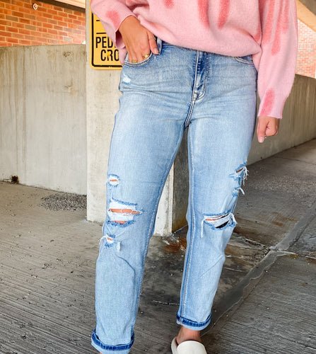 ROWAN  SUPER HIGH RISE BOYFRIEND DENIM