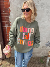 Load image into Gallery viewer, DOING FALL THINGS CREWNECK