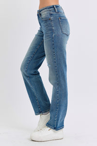 CHELSIE MID RISE DAD JEANS-JUDY BLUE