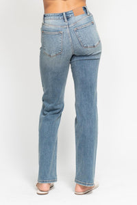 LUCILLE HIGH WAIST DAD JEANS-JUDY BLUE