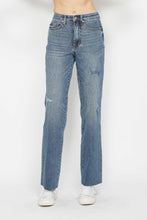 Load image into Gallery viewer, LILLY HIGH WAIST TUMMY CONTROL STRAIGHT LEG JEAN-JUDY BLUE